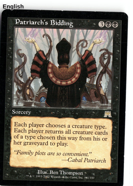 Patriarch's Bidding