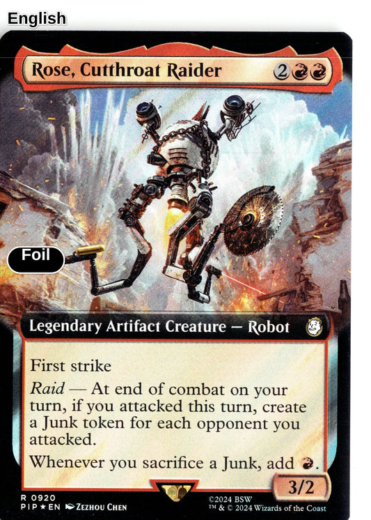 Rose, Cutthroat Raider (Extended Art) (Surge Foil)