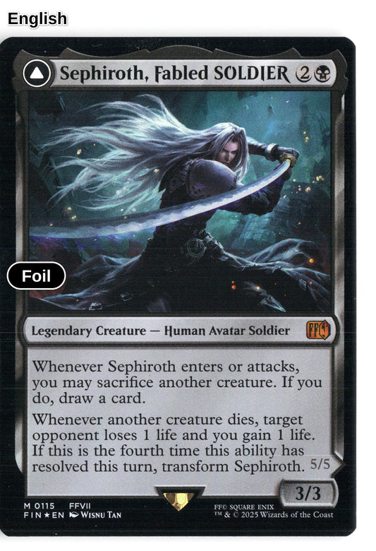 Sephiroth, Fabled SOLDIER