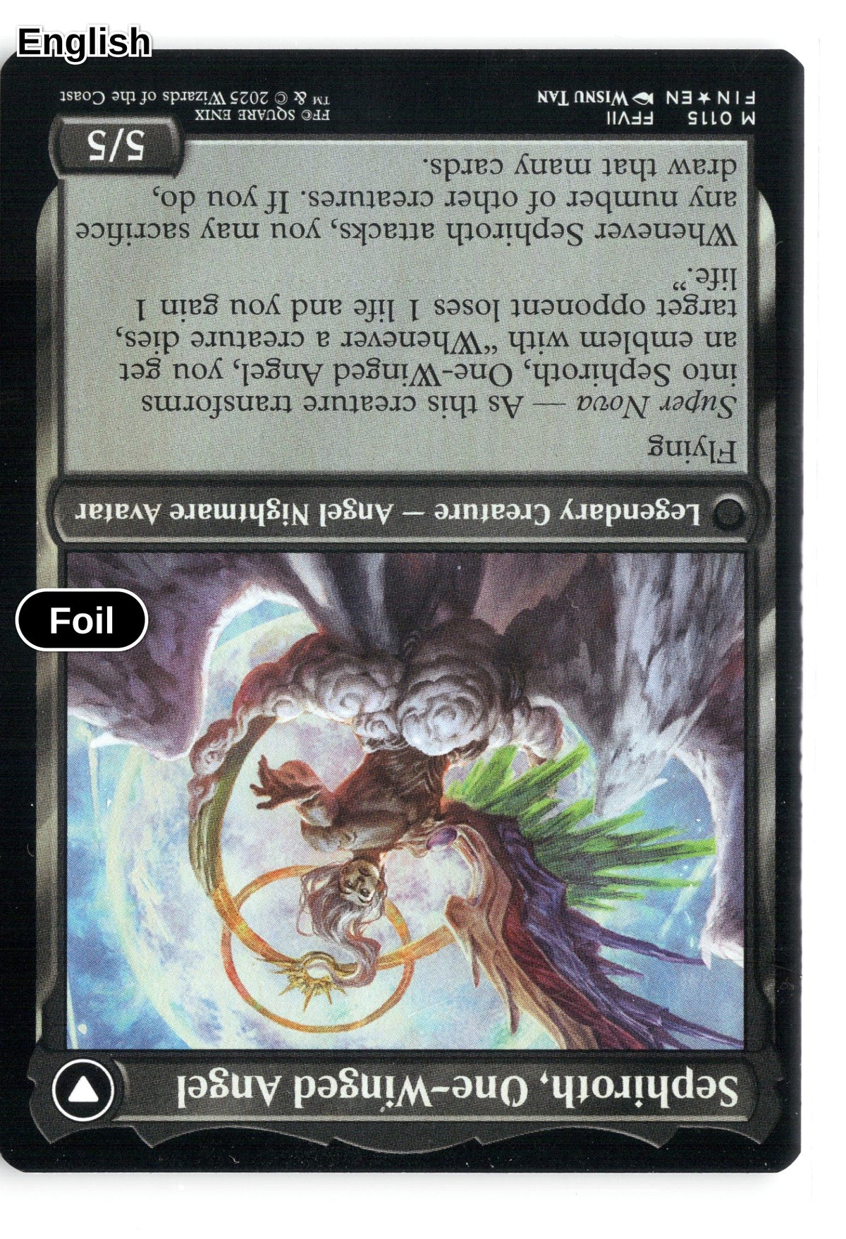Sephiroth, Fabled SOLDIER (Back)