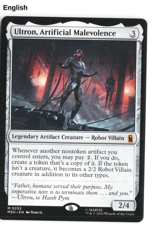 Ultron, Artificial Malevolence