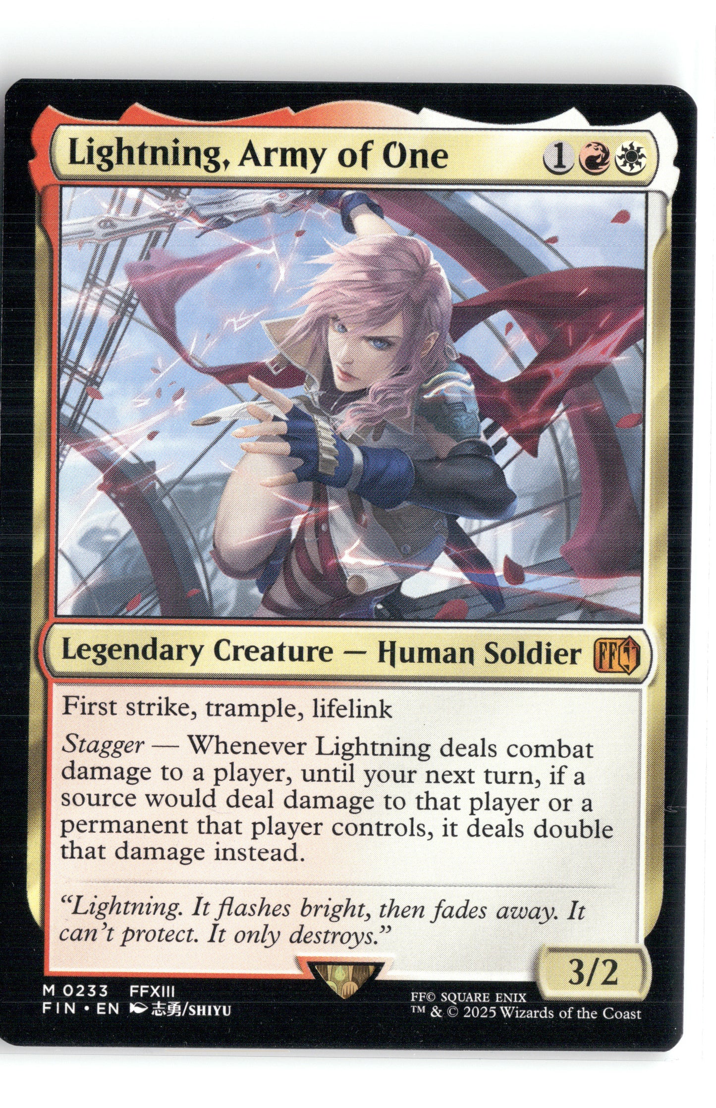 Lightning, Army of One