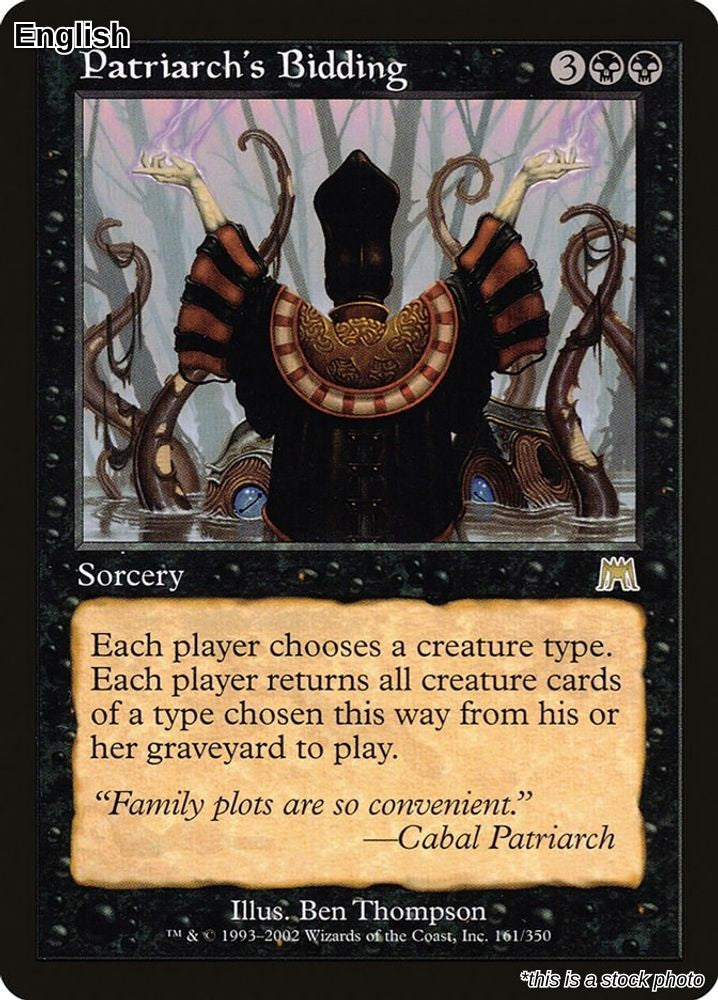 Patriarch's Bidding