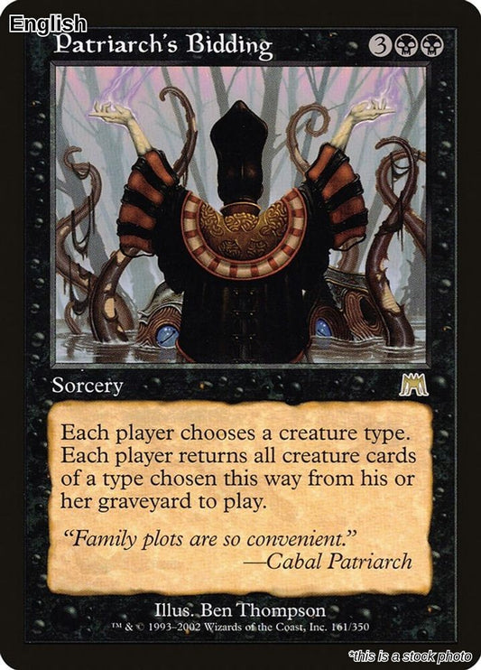 Patriarch's Bidding