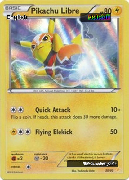Pikachu Libre (30 - Holo)