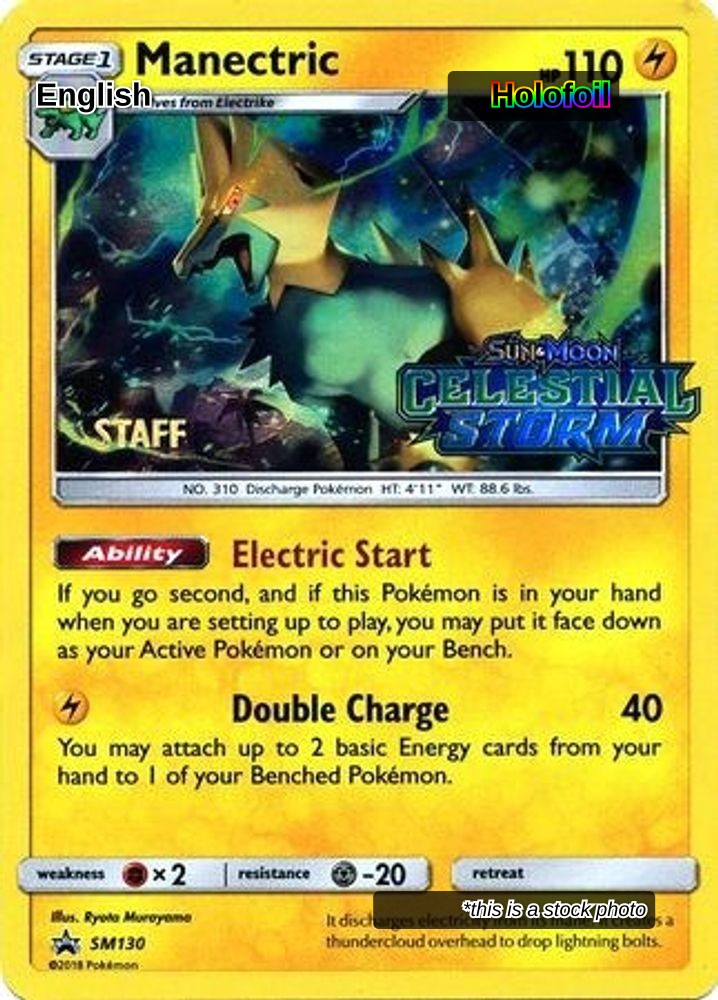 Manectric - SM130 (Prerelease) [Staff]