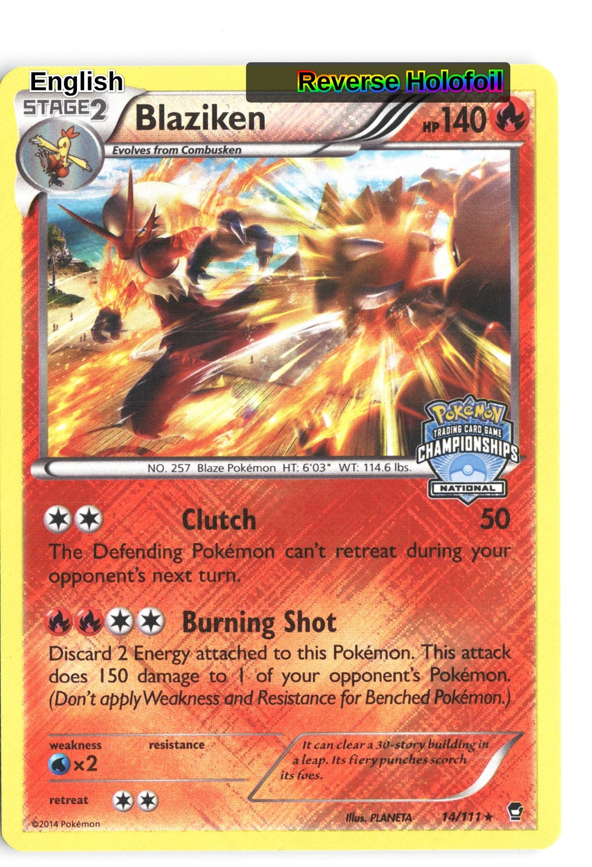 Blaziken - 14/111 (National Championships)