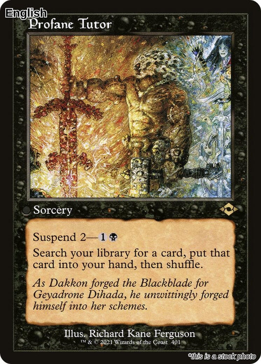 Profane Tutor (Retro Frame)