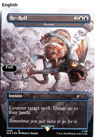 Re-Roll - Rewind (Borderless)