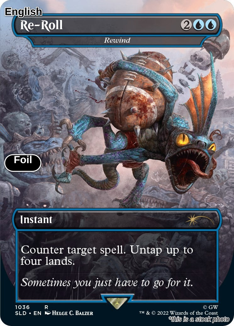 Re-Roll - Rewind (Borderless)