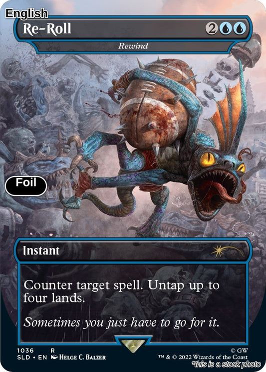 Re-Roll - Rewind (Borderless)