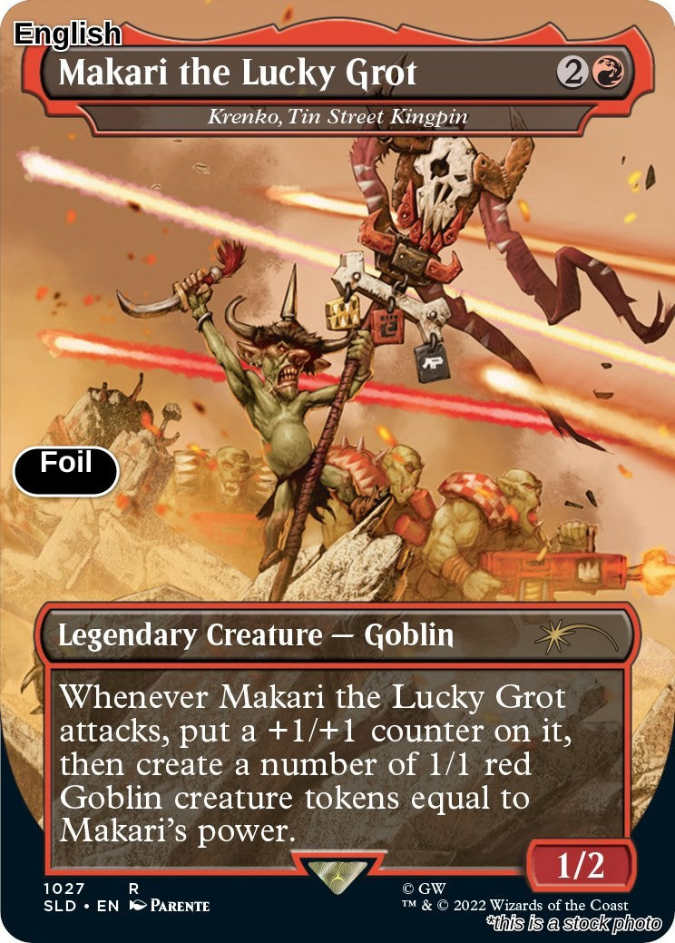 Makari the Lucky Grot - Krenko, Tin Street Kingpin (Borderless)