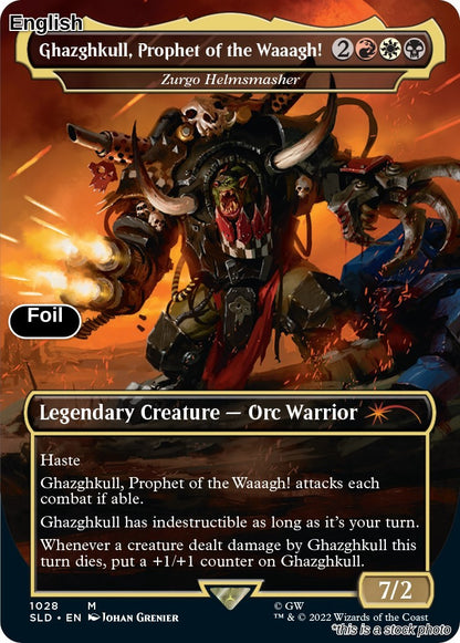 Ghazghkull, Prophet of the Waaagh! - Zurgo Helmsmasher (Borderless)