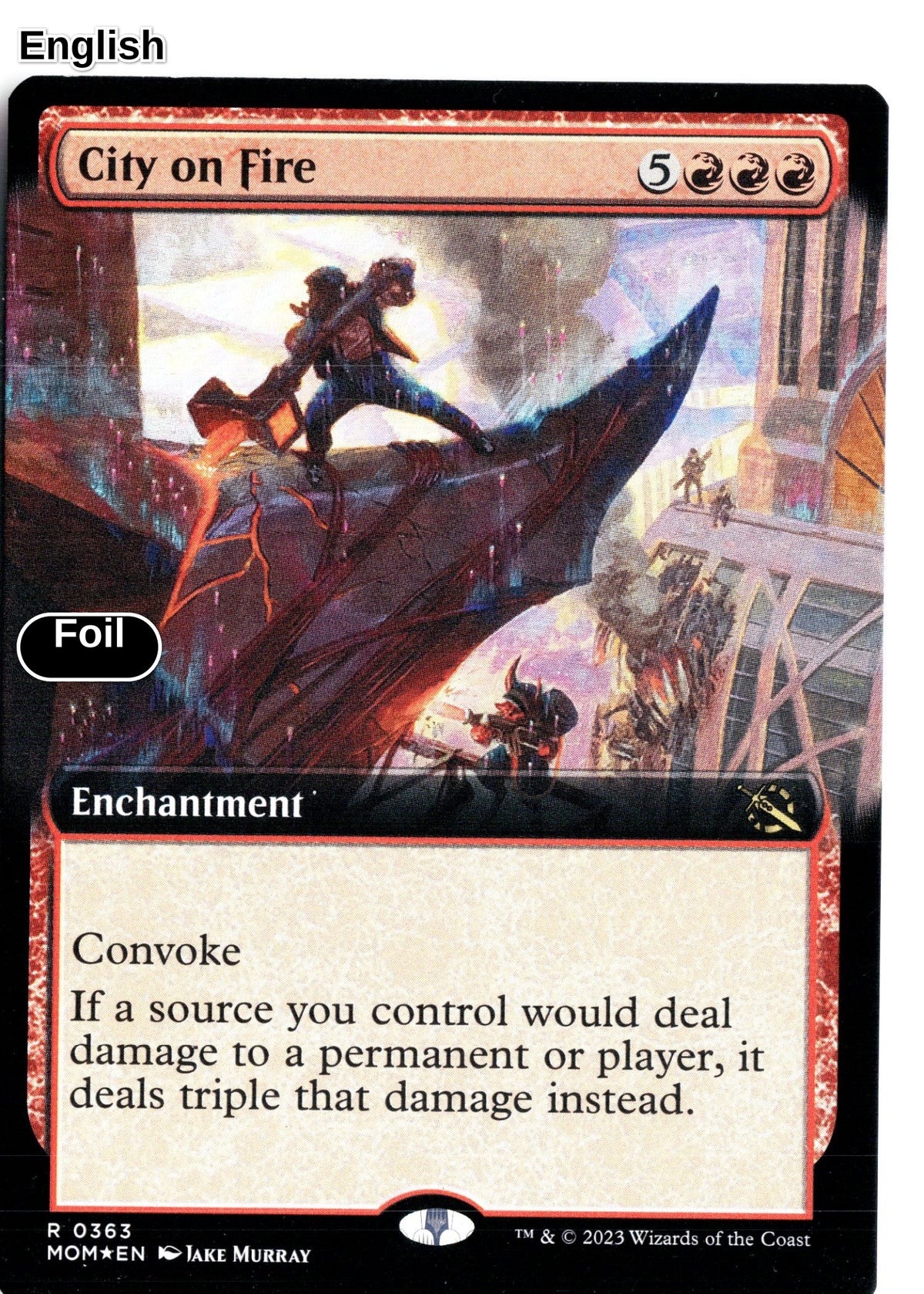 City on Fire (Extended Art)
