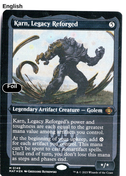 Karn, Legacy Reforged (Foil Etched)