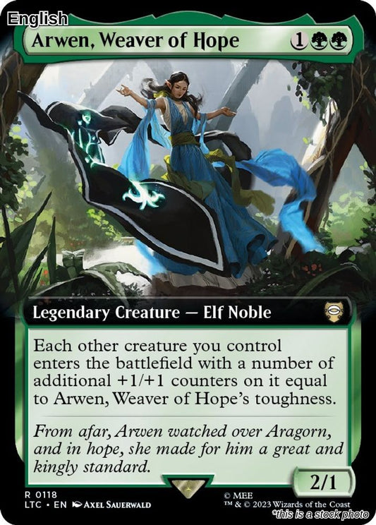 Arwen, Weaver of Hope (Extended Art)