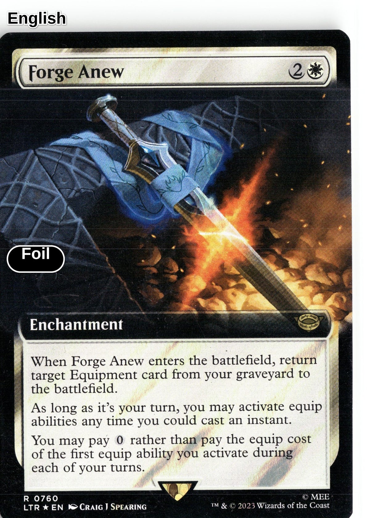 Forge Anew (Extended Art) (Surge Foil)