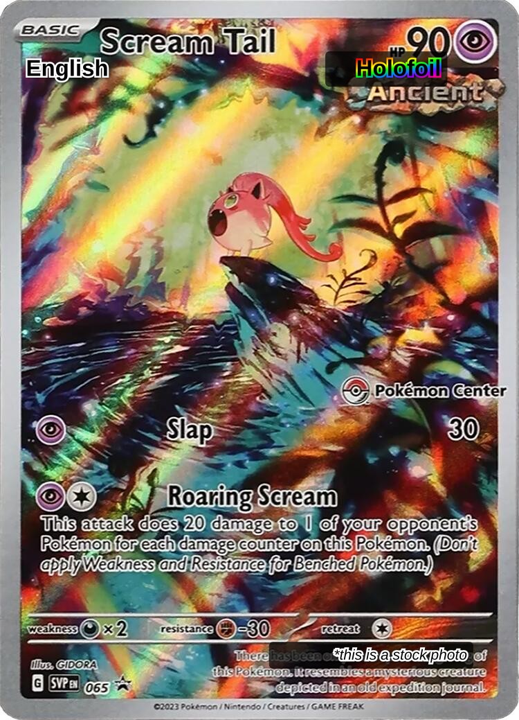 Scream Tail - 065 (Pokemon Center Exclusive)