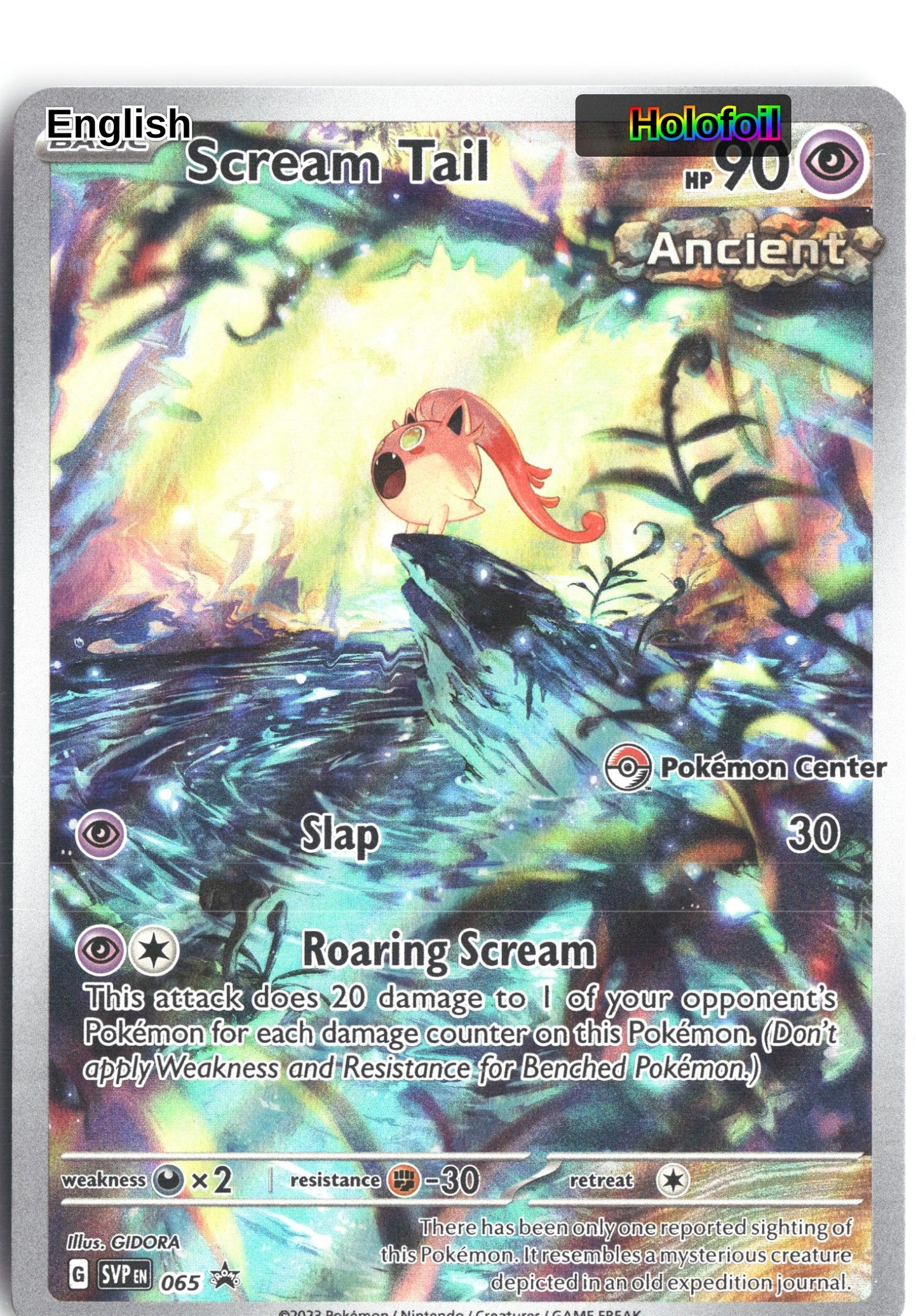 Scream Tail - 065 (Pokemon Center Exclusive)