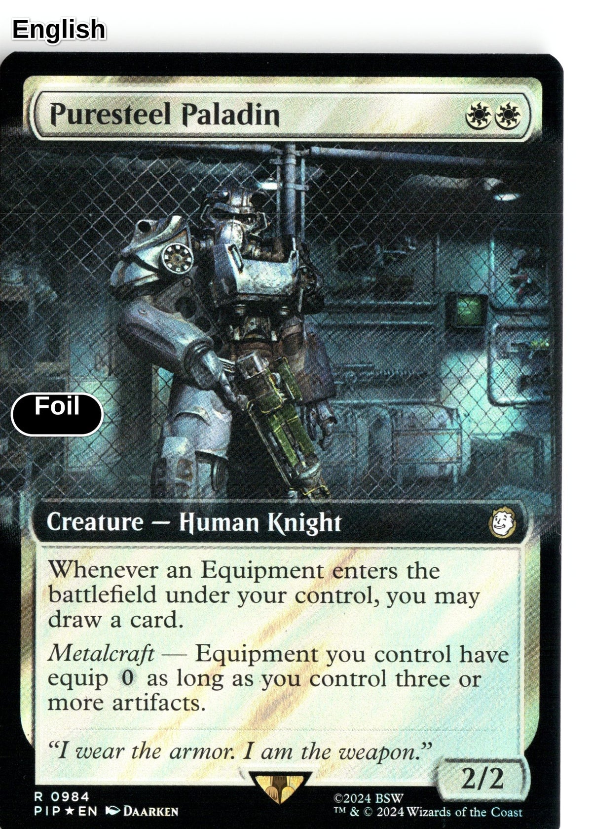 Puresteel Paladin (Extended Art) (Surge Foil)