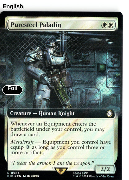 Puresteel Paladin (Extended Art) (Surge Foil)