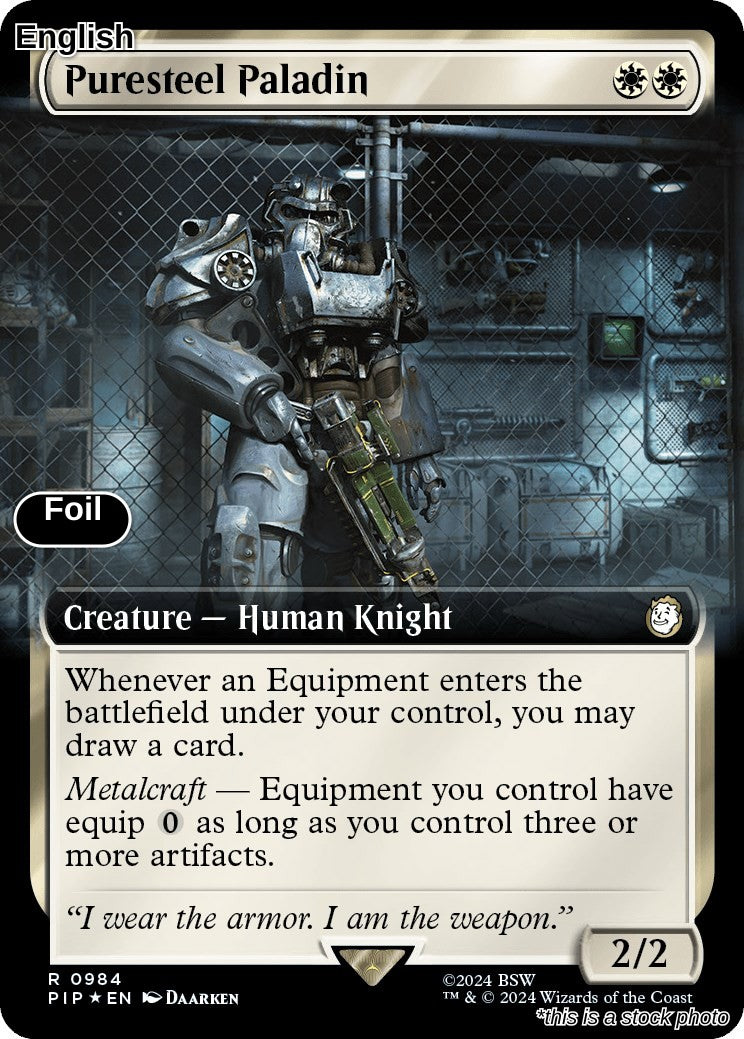 Puresteel Paladin (Extended Art) (Surge Foil)