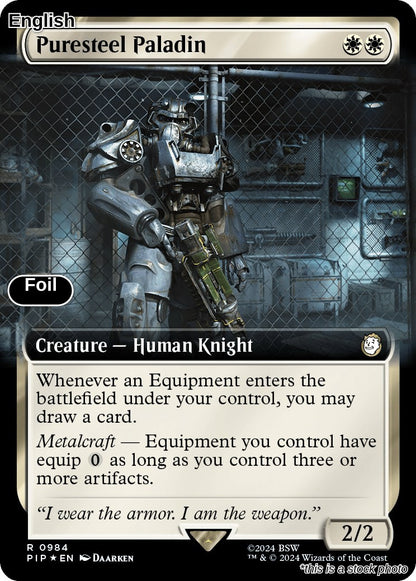 Puresteel Paladin (Extended Art) (Surge Foil)