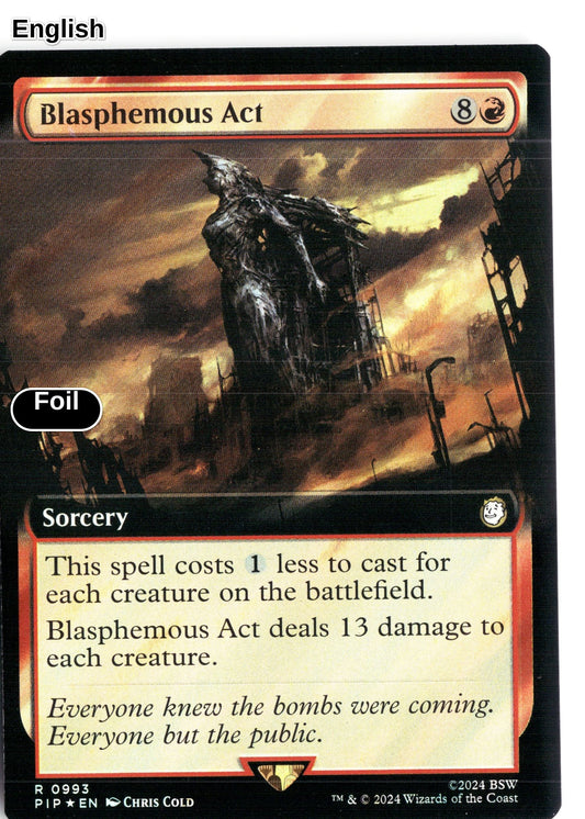 Blasphemous Act (Extended Art) (Surge Foil)
