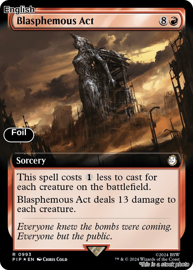 Blasphemous Act (Extended Art) (Surge Foil)