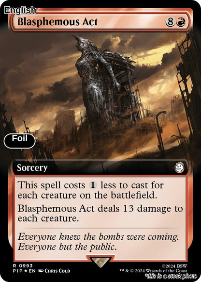 Blasphemous Act (Extended Art) (Surge Foil)