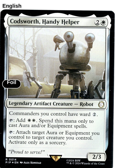 Codsworth, Handy Helper