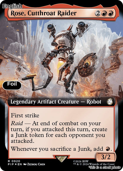 Rose, Cutthroat Raider (Extended Art) (Surge Foil)
