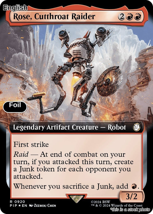 Rose, Cutthroat Raider (Extended Art) (Surge Foil)