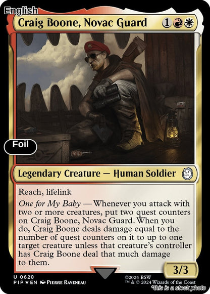 Craig Boone, Novac Guard (Surge Foil)