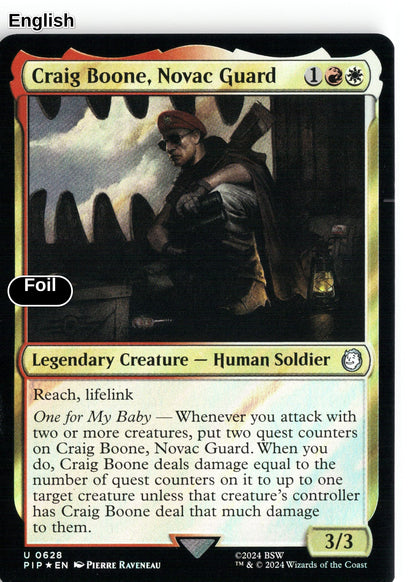 Craig Boone, Novac Guard (Surge Foil)