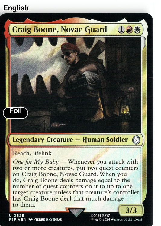 Craig Boone, Novac Guard (Surge Foil)