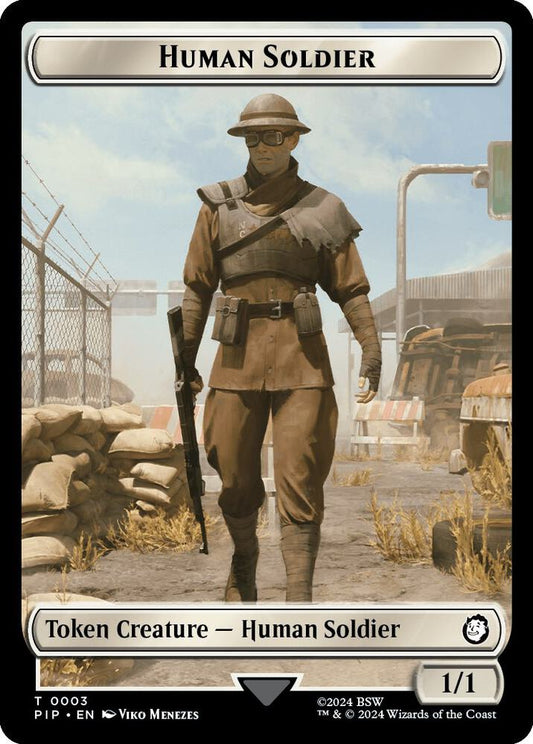 Copy // Human Soldier Double-Sided Token (Back)