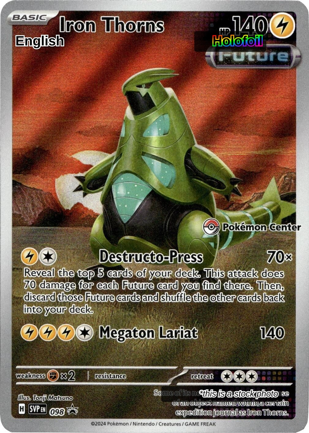 Iron Thorns - 098 (Pokemon Center)