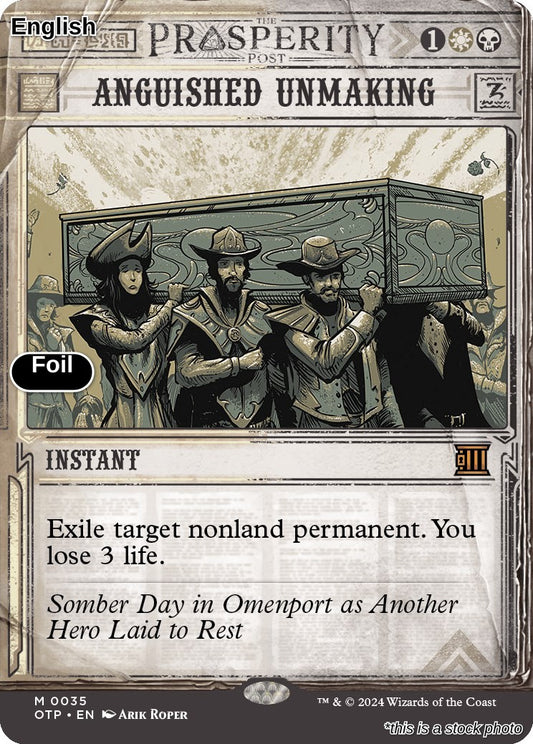 Anguished Unmaking
