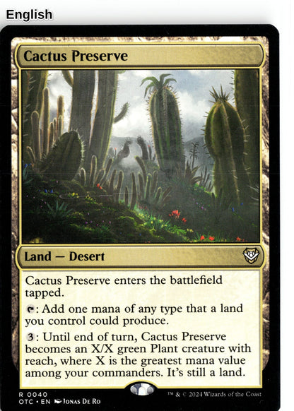Cactus Preserve