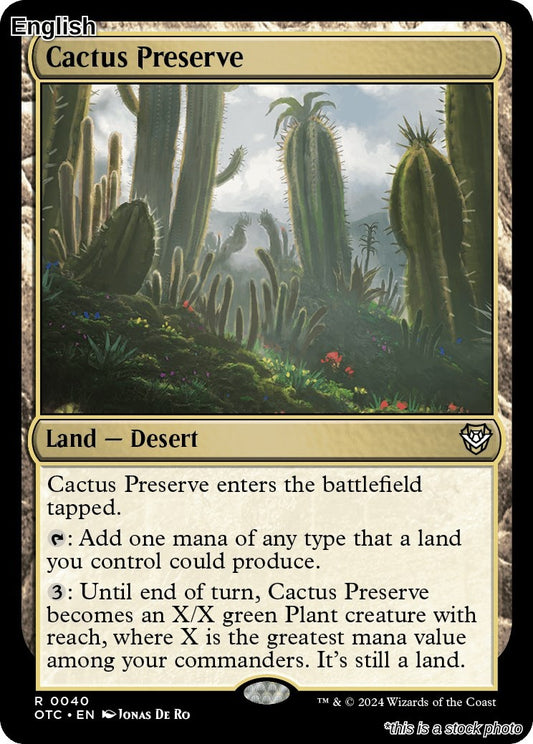Cactus Preserve