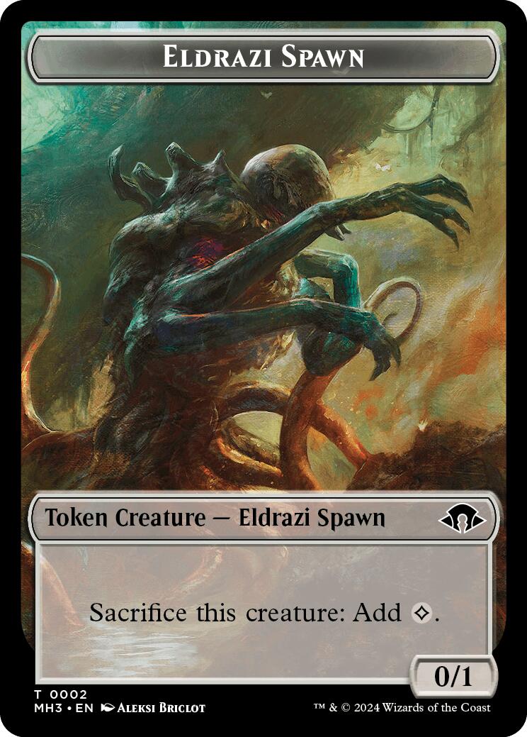 Eldrazi Spawn // Fanatic of Rhonas Double-Sided Token