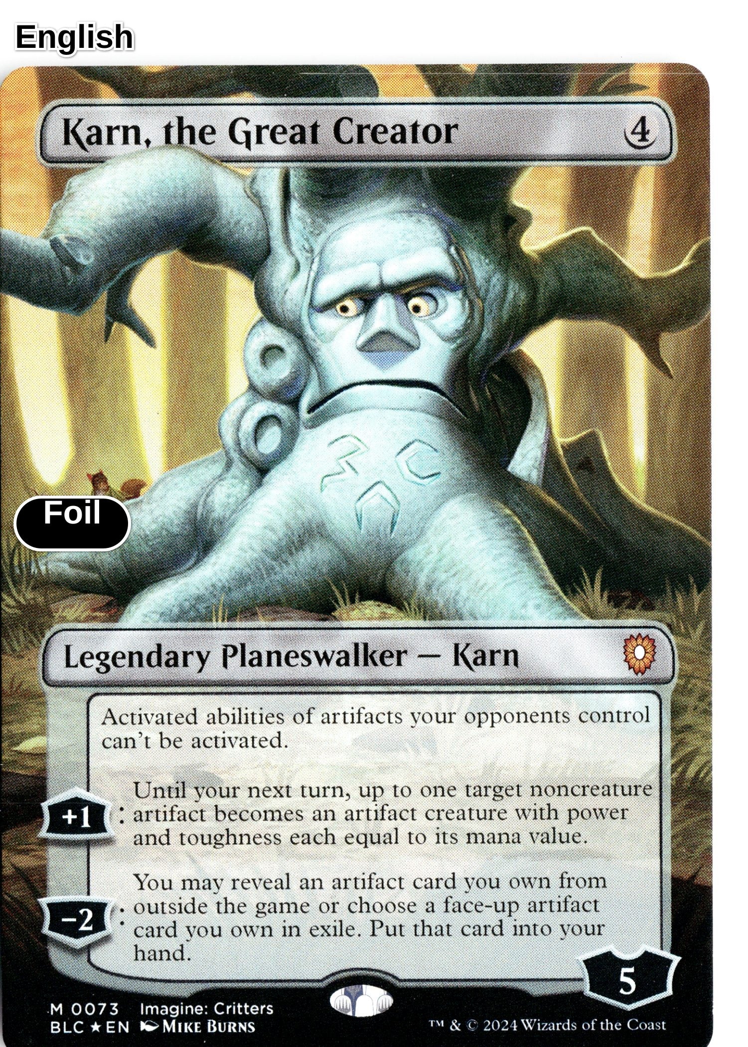 Karn, the Great Creator (Borderless)