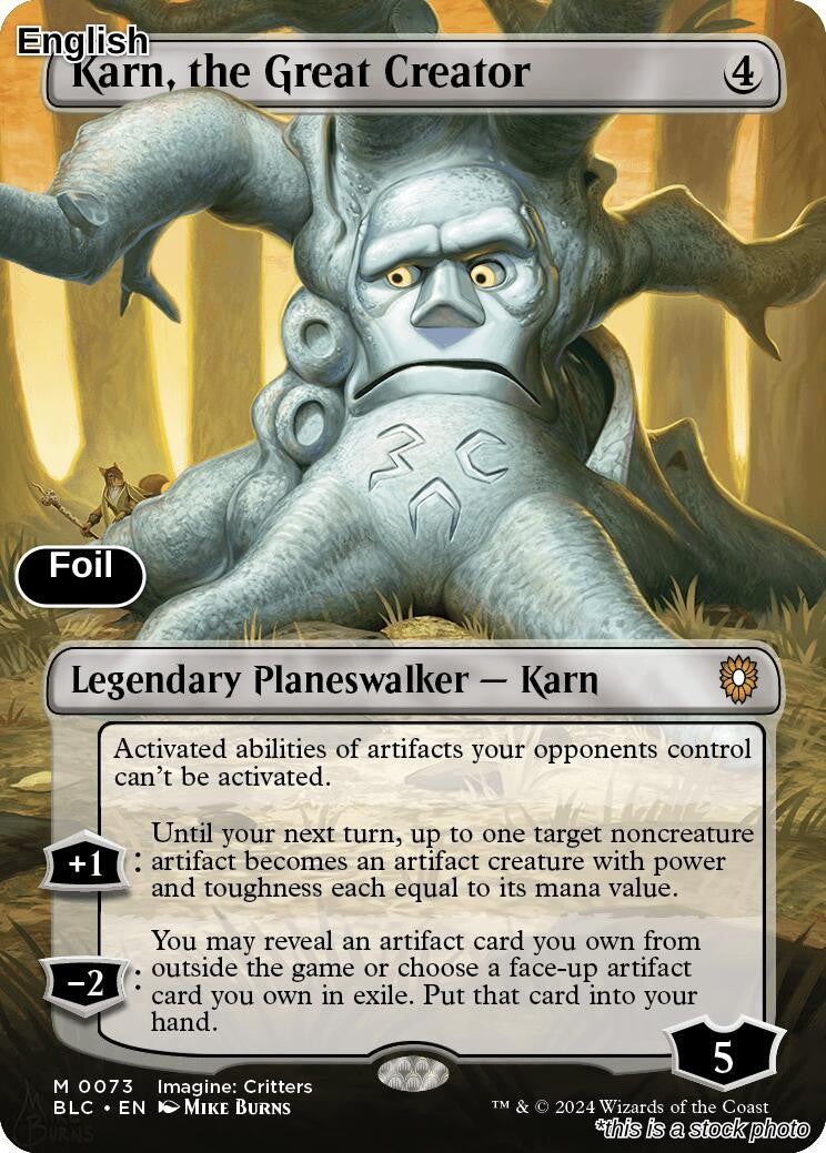 Karn, the Great Creator (Borderless)