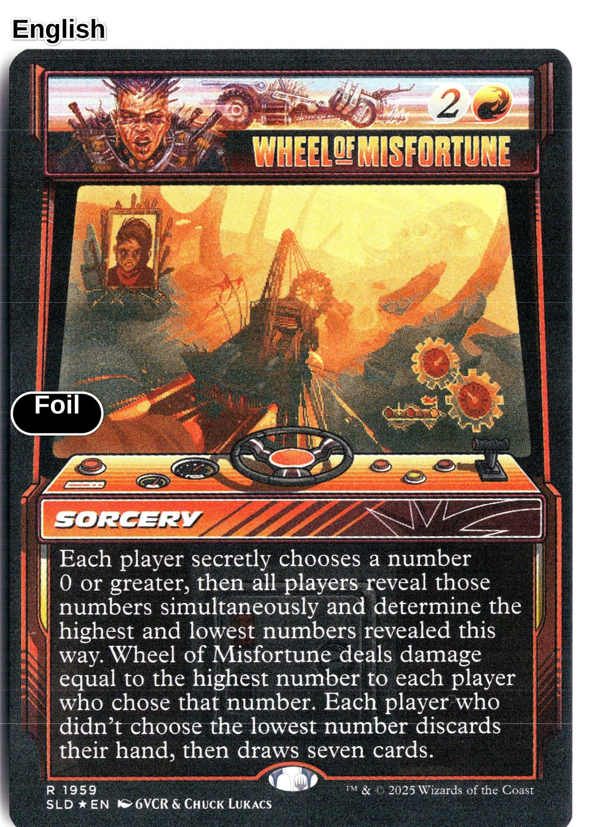 Wheel of Misfortune (1959) (Rainbow Foil)