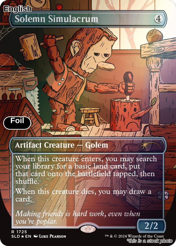 Solemn Simulacrum (1725) (Rainbow Foil)
