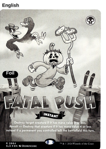 Fatal Push (0884) (Black & White Foil)