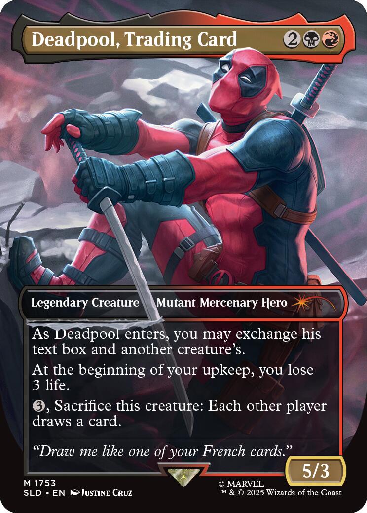 Deadpool, Trading Card