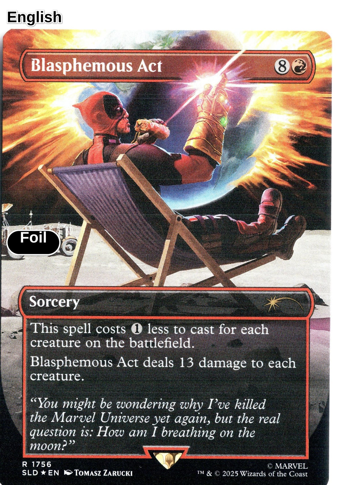Blasphemous Act (1756) (Rainbow Foil)