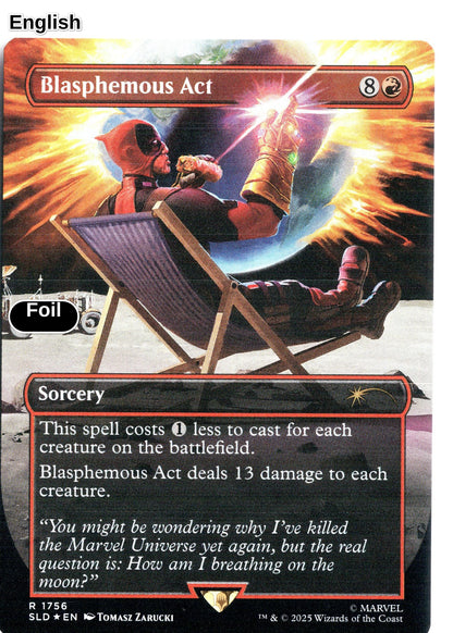 Blasphemous Act (1756) (Rainbow Foil)